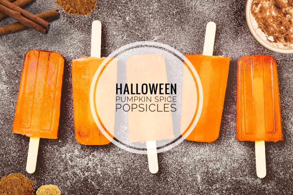 PopsicleLab - Halloween Pumpkin Spice Popsicles