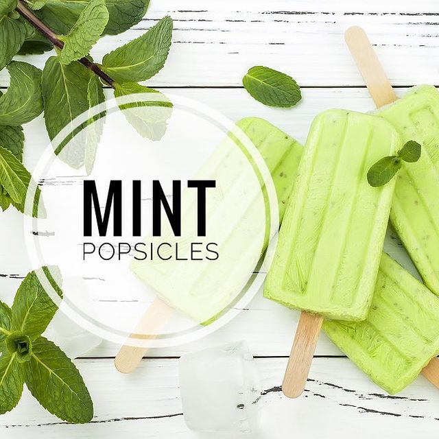 Mint Honeydew Popsicles
