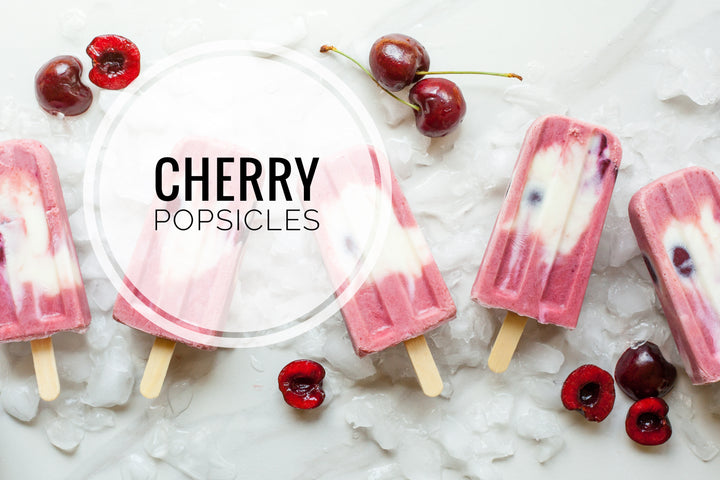 Healthy Cherry Creamsicles
