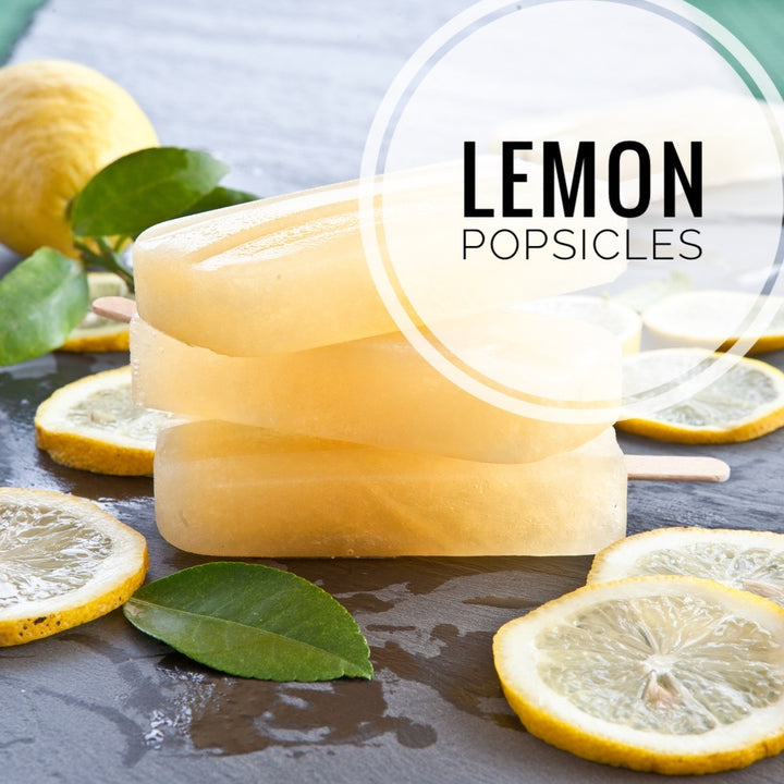 Lemon Popsicles from PopsicleLab